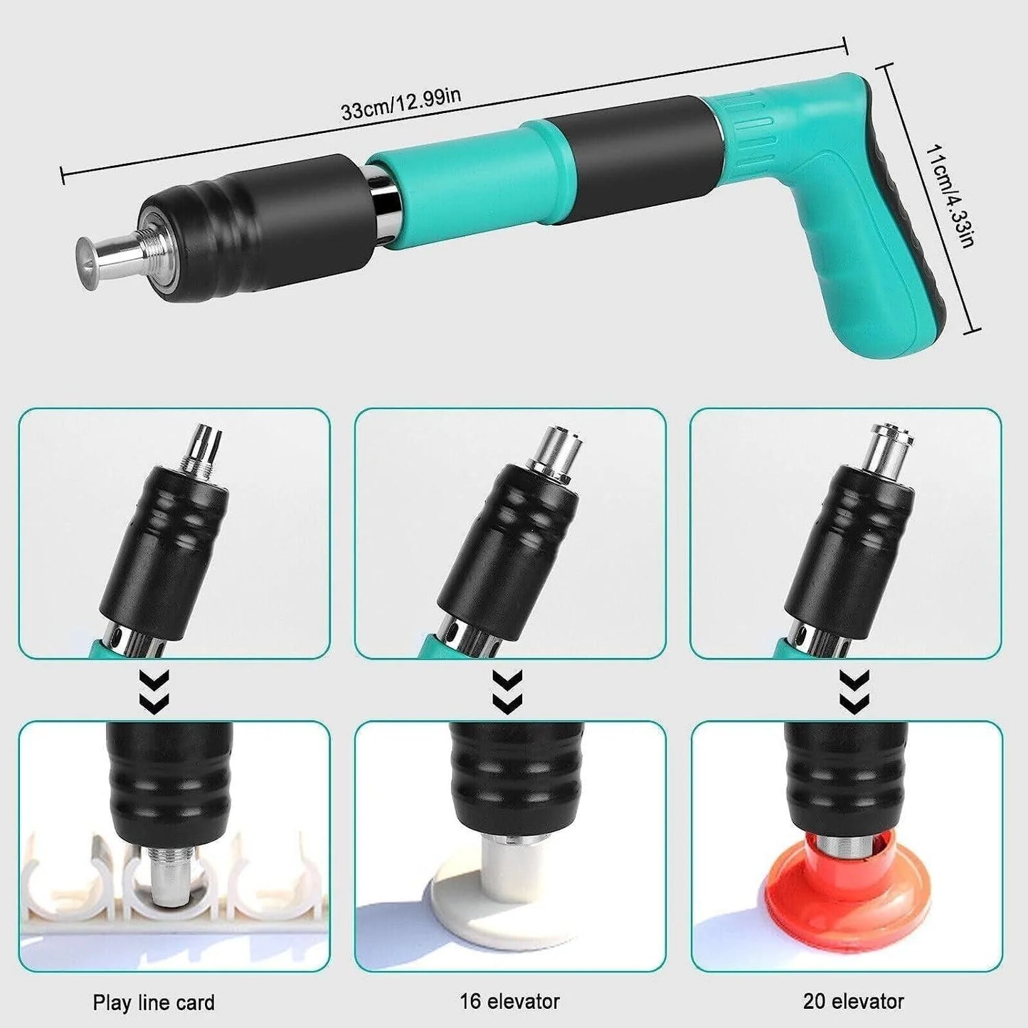 TMW™ Manual Steel Concrete Nail Gun Tool