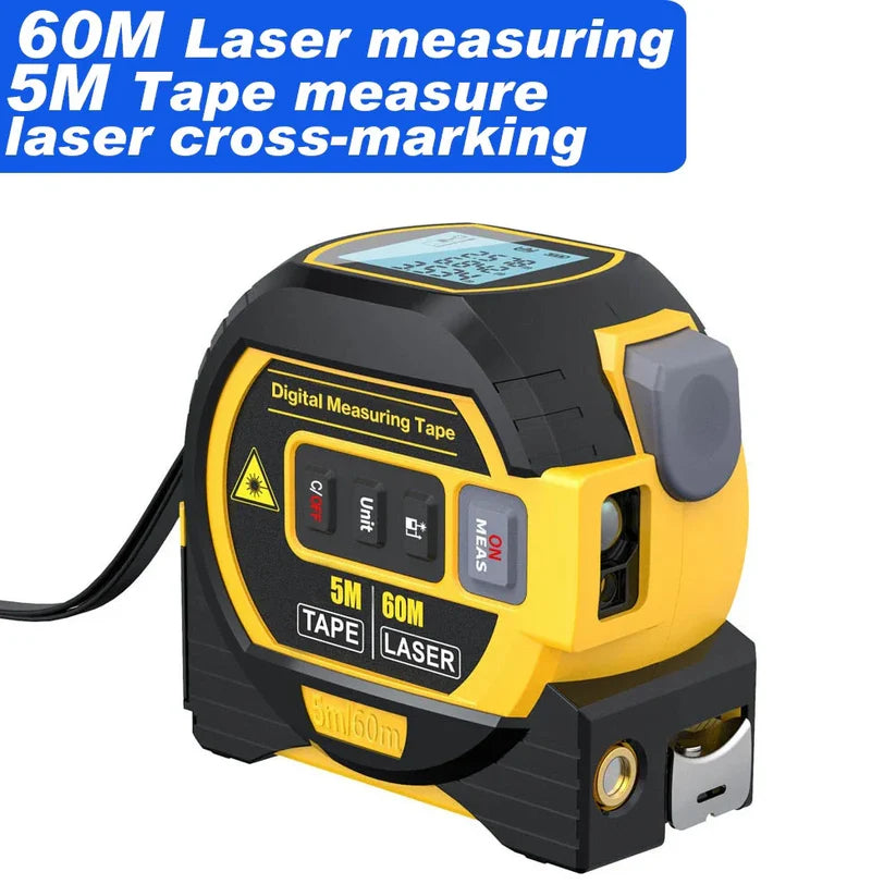 3-in-1 Laser Tape Measure 40/60M