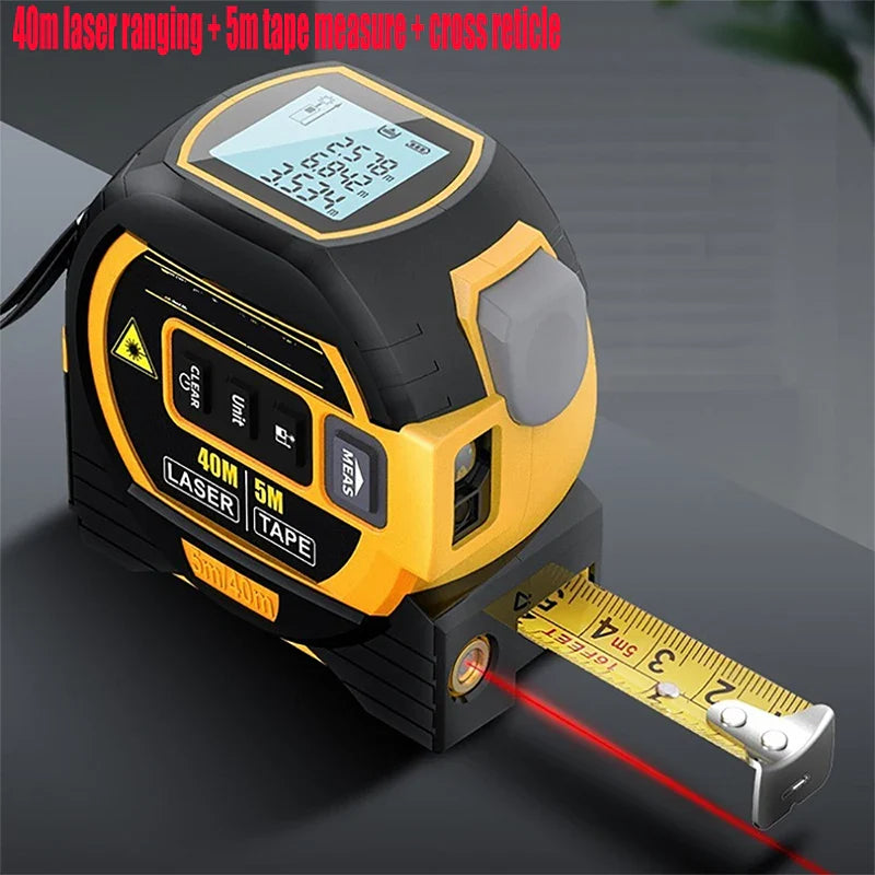 3-in-1 Laser Tape Measure 40/60M