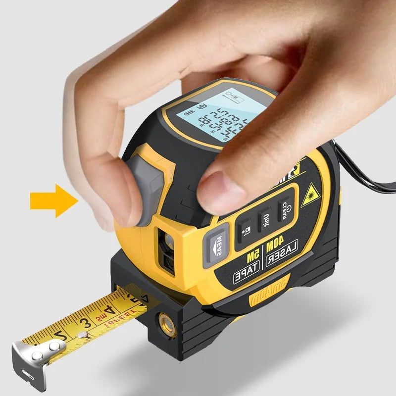 3-in-1 Laser Tape Measure 40/60M